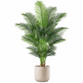 Plante verte artificielle 180 cm feuillage plastique vert en pot décoratif pour intérieur
